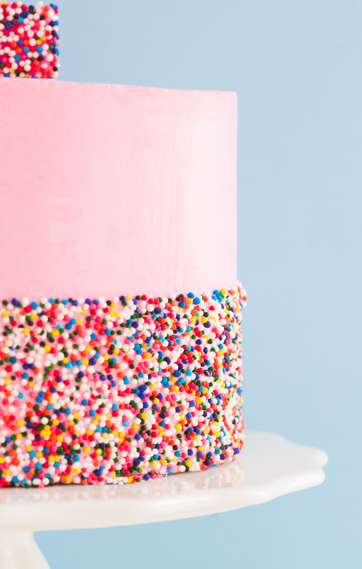 Ultimate DIY Sprinkle Cake Tutorial