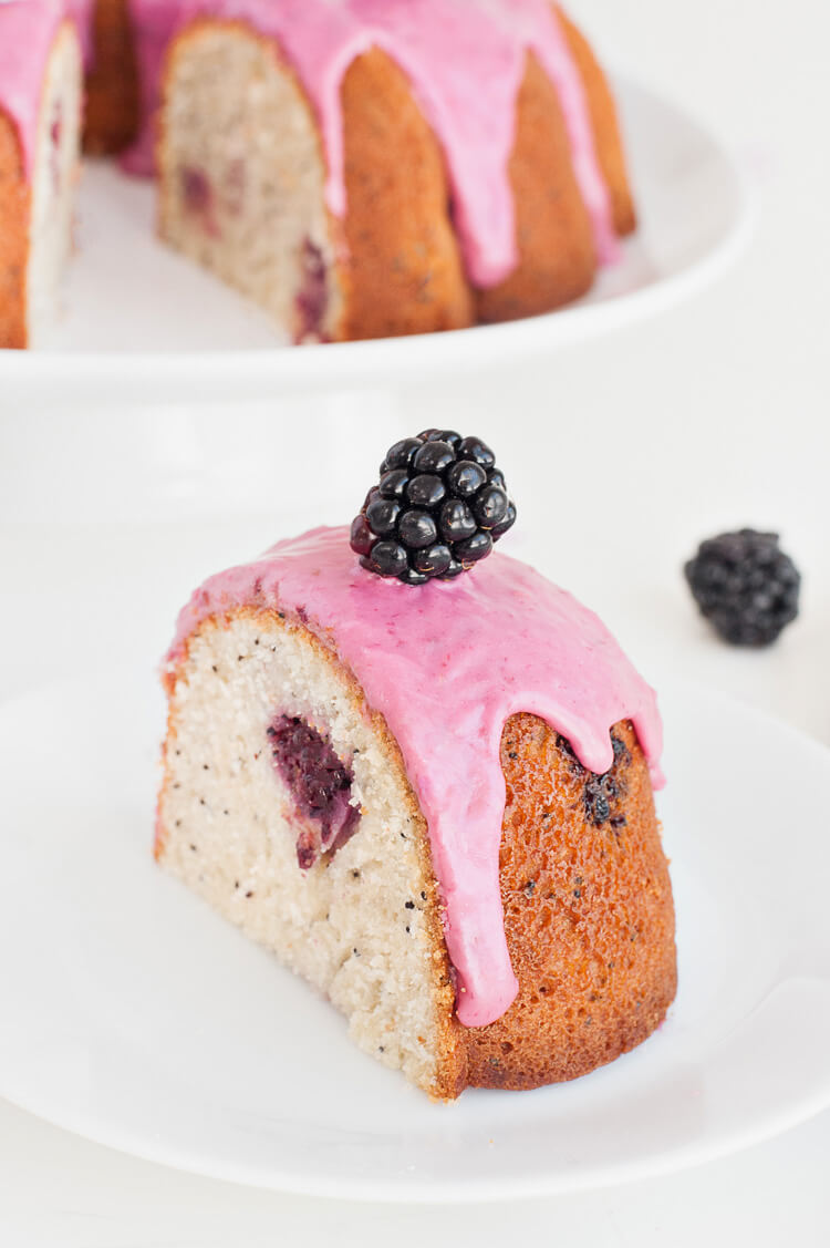 Blackberry Poppyseed Bundt Cake Easy Recipe