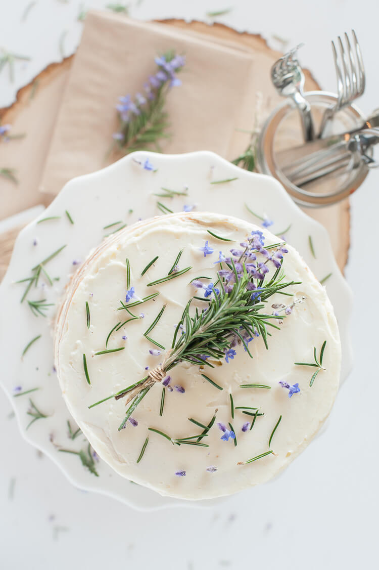 Best Cake Recipe with Rosemary and Lavender