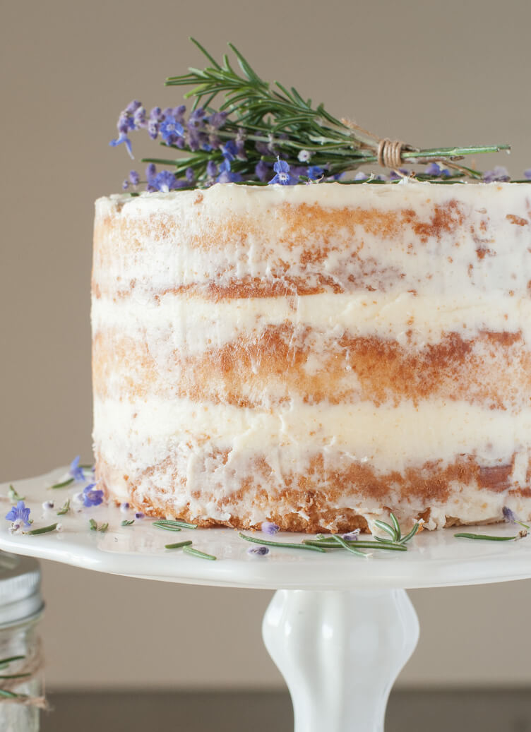 Quick and Easy Rosemary Lavender Cake at Home