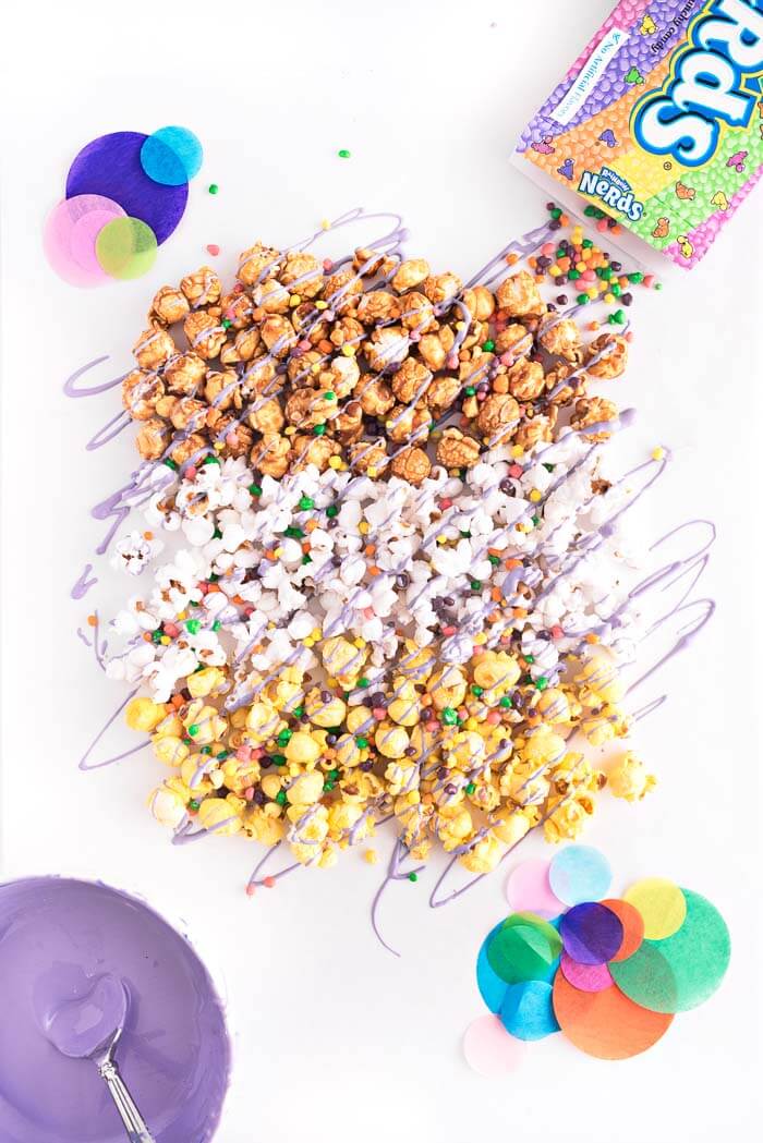 Awesome Nerds Party Popcorn | Sprinkles For Breakfast