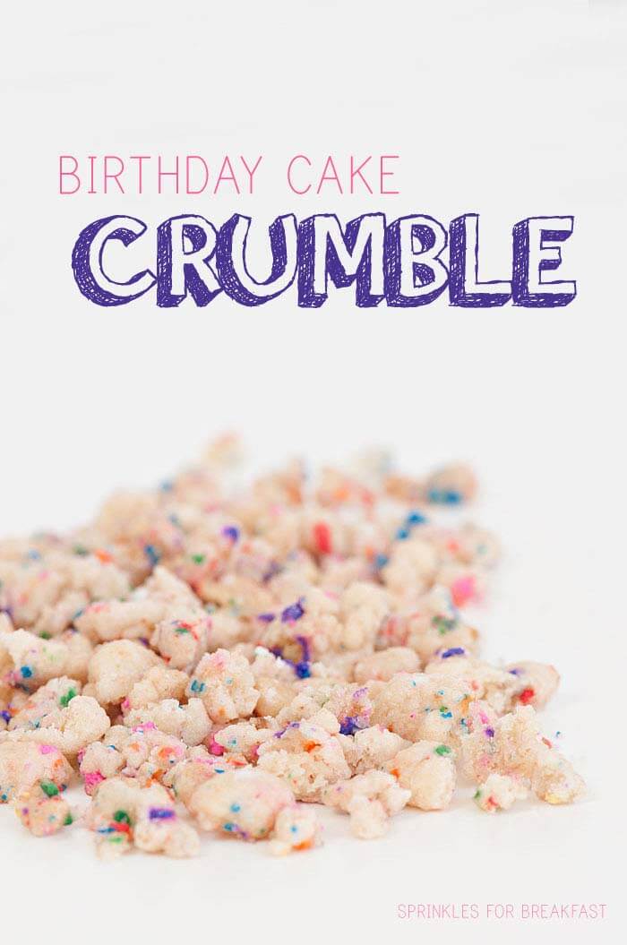 How to Make Birthday Cake Crumbs