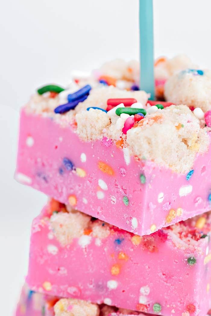 Birthday Cake Fudge | Sprinkles For Breakfast