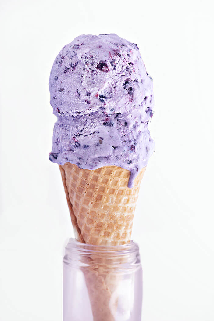 Blackberry Lavender Ice Cream | Sprinkles For Breakfast