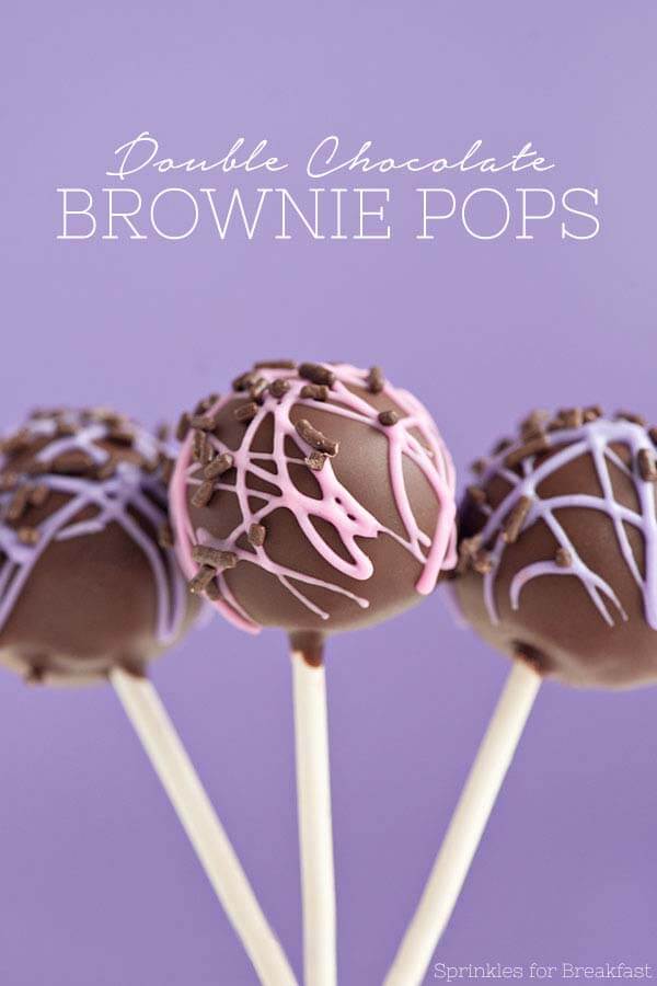 Brownie Pops | Sprinkles For Breakfast