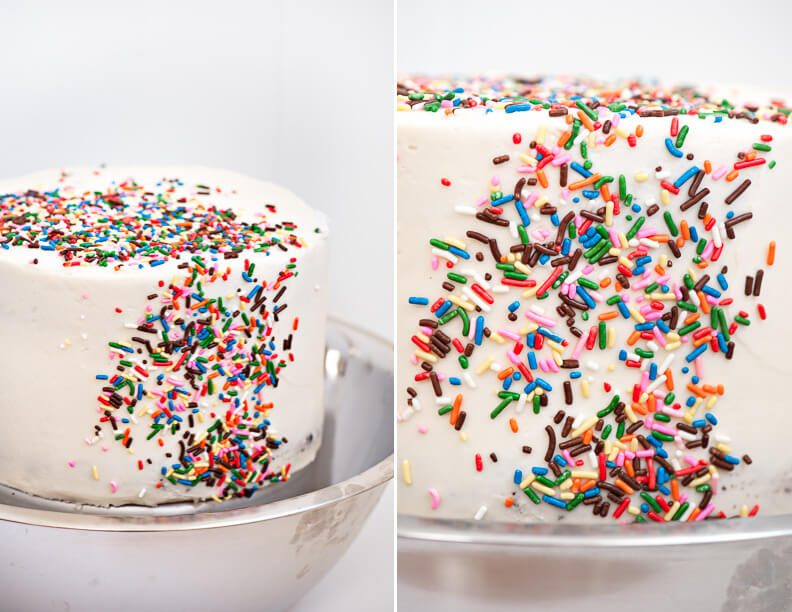 How To Make A Chocolate Sprinkle Cake