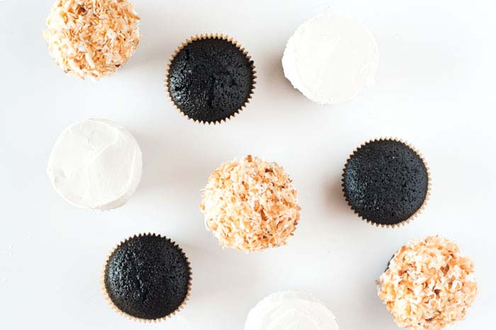 Do It Yourself Homemade Coconut Chocolate Cupcakes