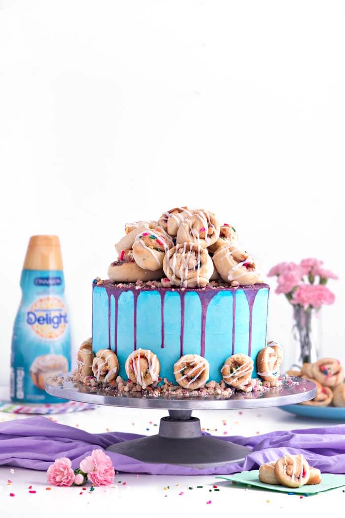 Cinnamon Roll Birthday Cake | Sprinkles For Breakfast