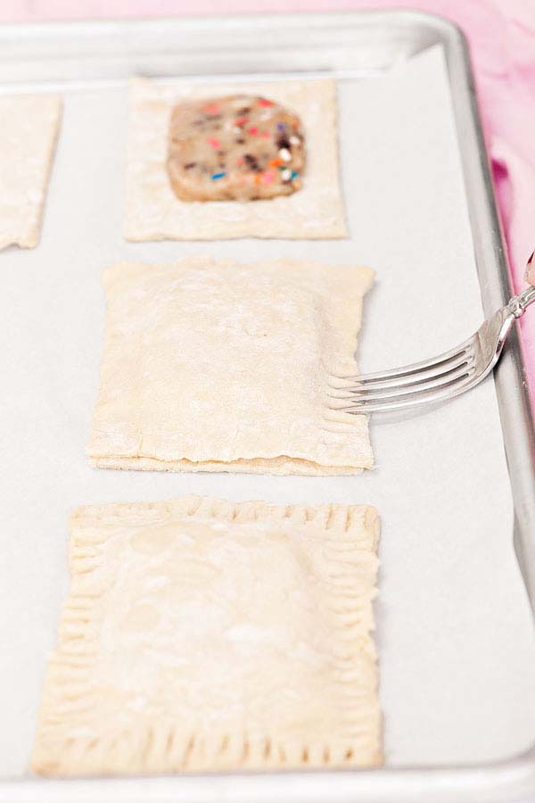 Homemade Cookie Dough Pop Tarts