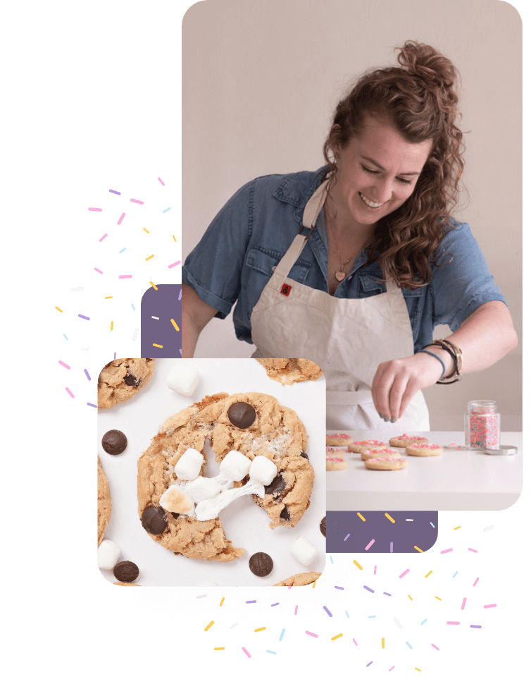 Lindsay is baking cookies | Sprinkles For Breakfast