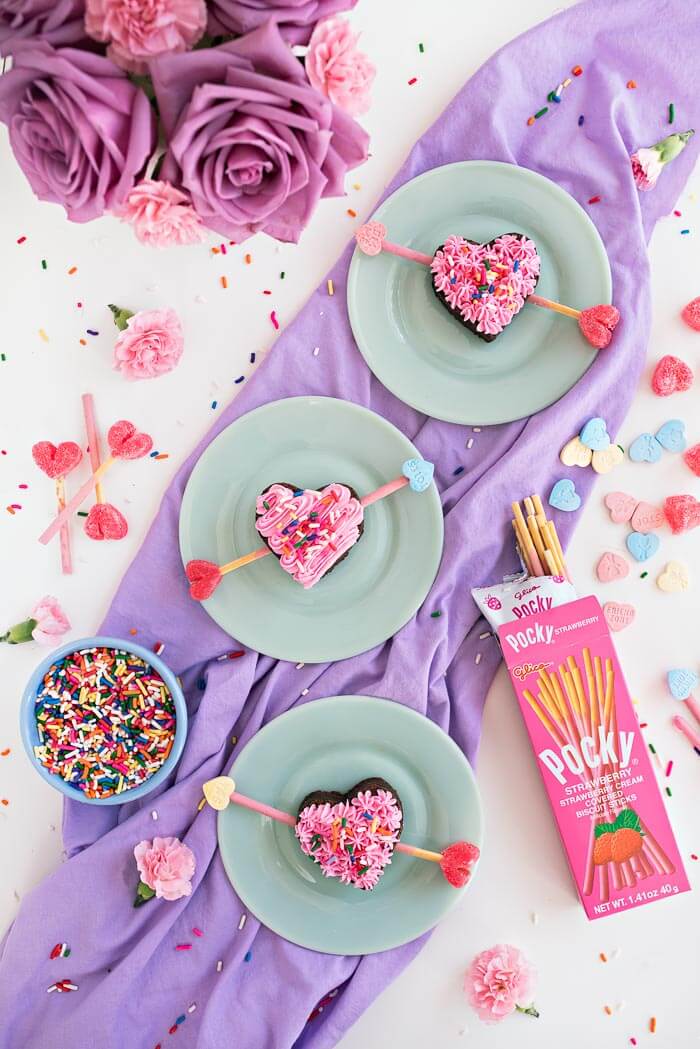 Cupid Brownies | Sprinkles For Breakfast