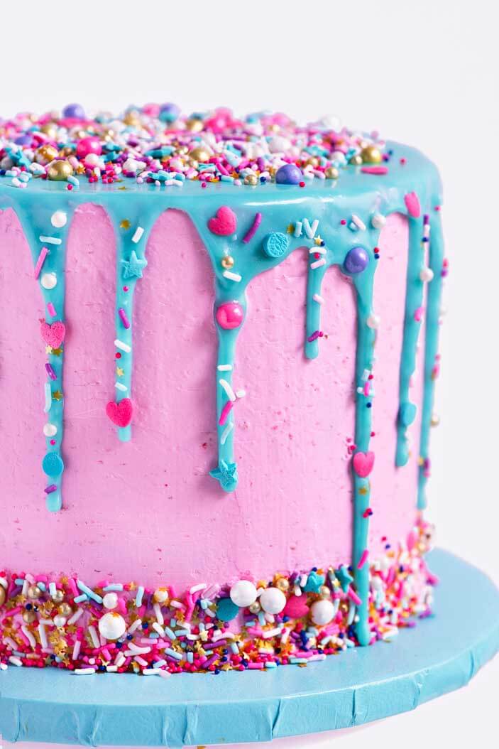 DIY Sprinkle Drip Cake | Sprinkles For Breakfast