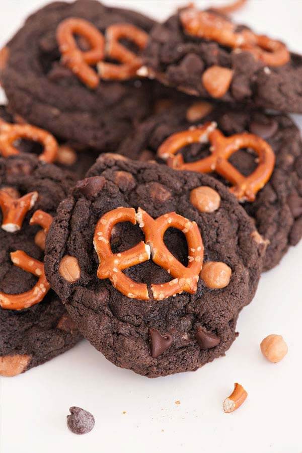Cookies with Extra Chocolate and Caramel