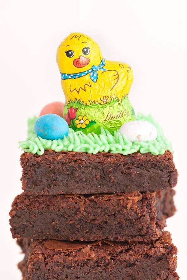 Full Recipe for Top Rated Easter Brownies | Sprinkles For Breakfast