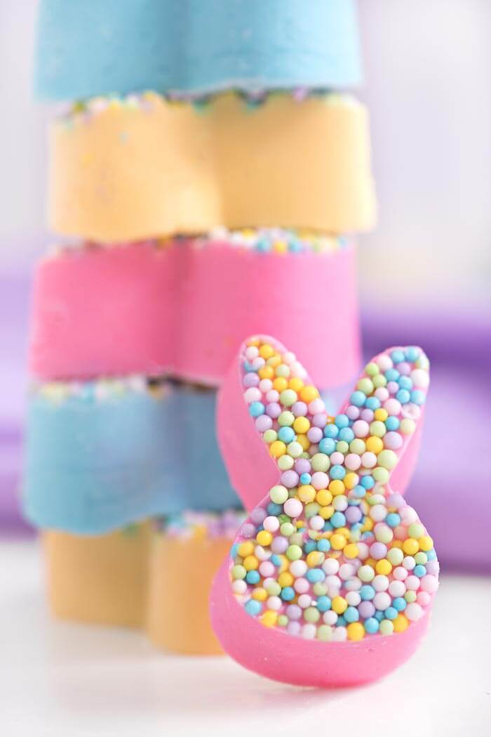 Easter Bunny Fudge | Sprinkles For Breakfast