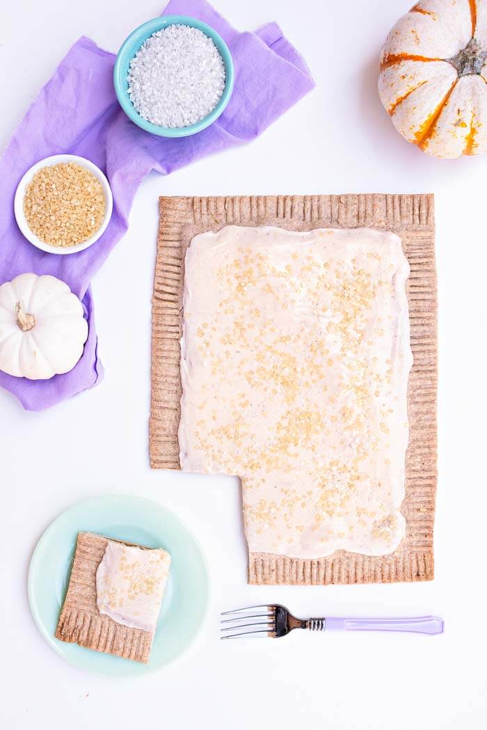 Giant Maple Pumpkin Toaster Pastry | Sprinkles For Breakfast