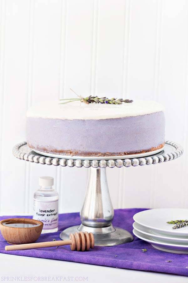 Do It Yourself Honey Lavender Cheesecake