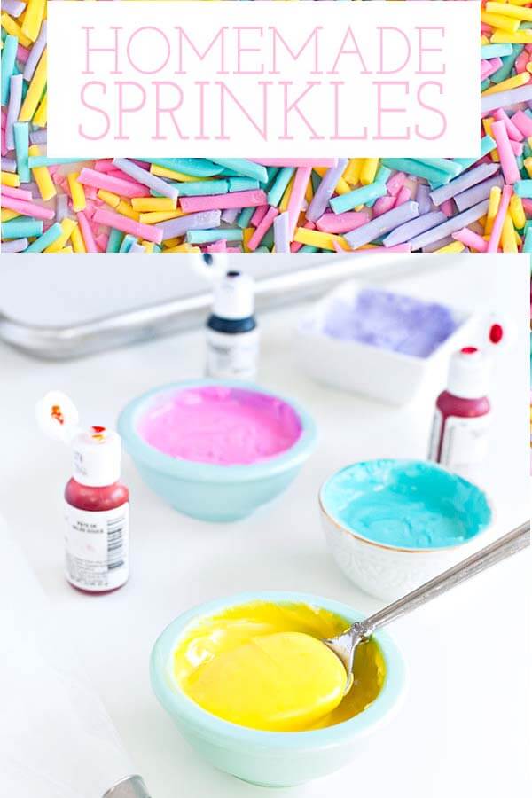 DIY Homemade Sprinkles - Full Recipe