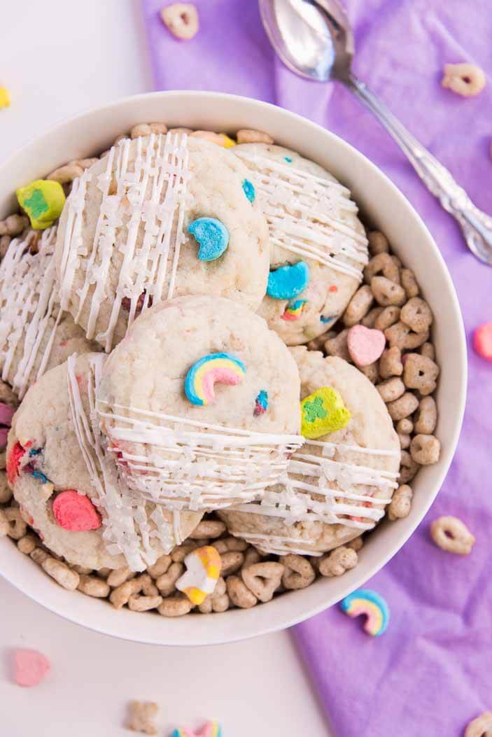 Lucky Charm Cookies | Sprinkles For Cookies