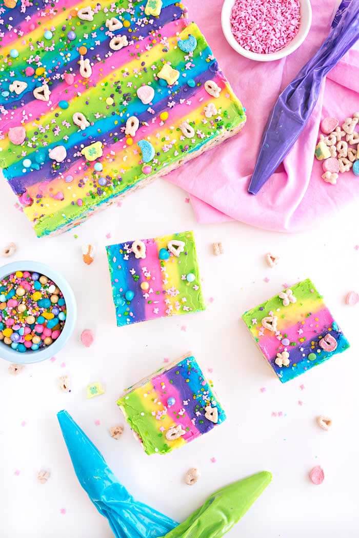 Magical Rainbow Bars | Sprinkles For Breakfast