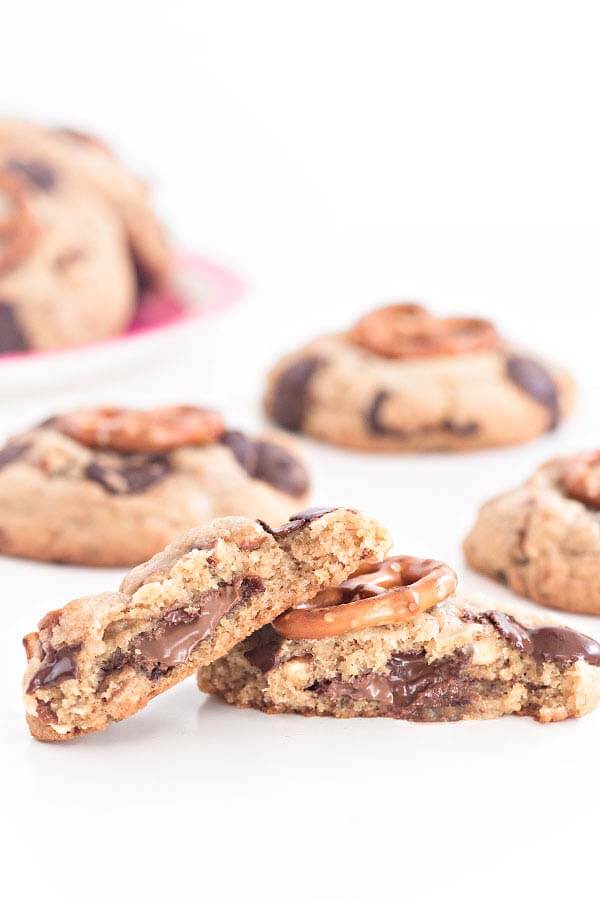 Chocolate Chip Pretzel Cookies | DIY Recipe