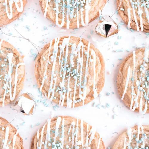 Pink Velvet Sugar Cookies - Sprinkles For Breakfast