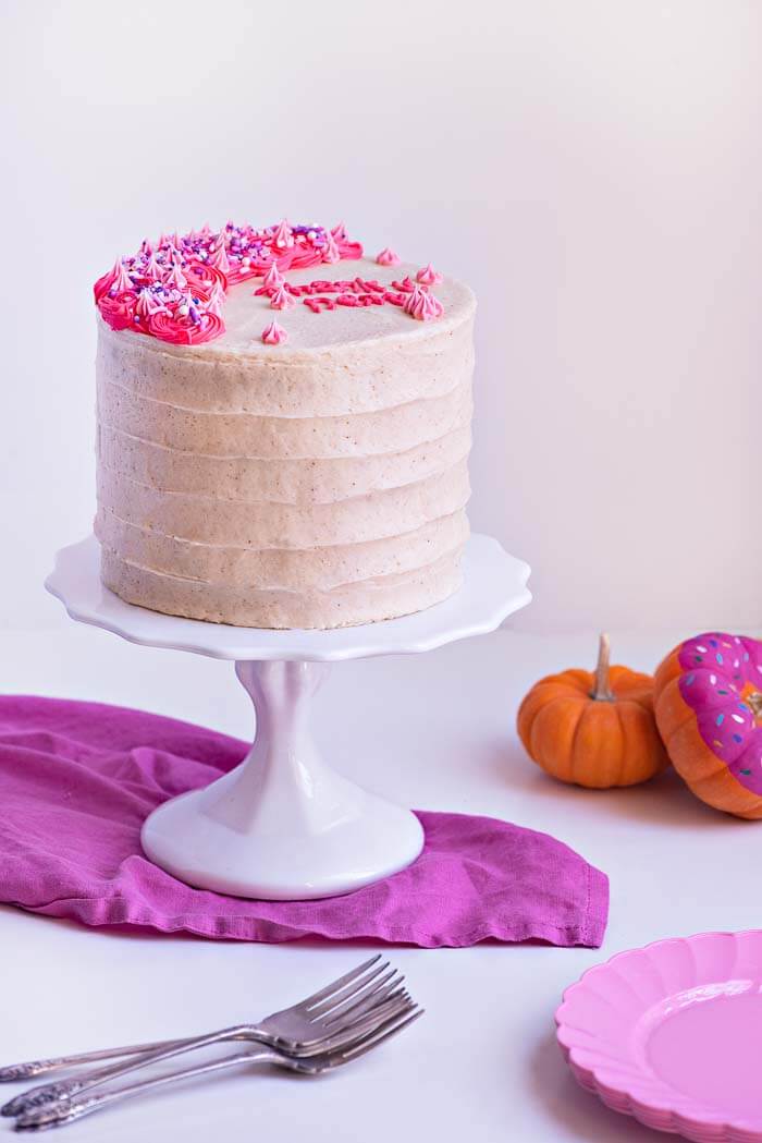 Pumpkin Cake With Browned Butter Frosting | Sprinkles For Breakfast