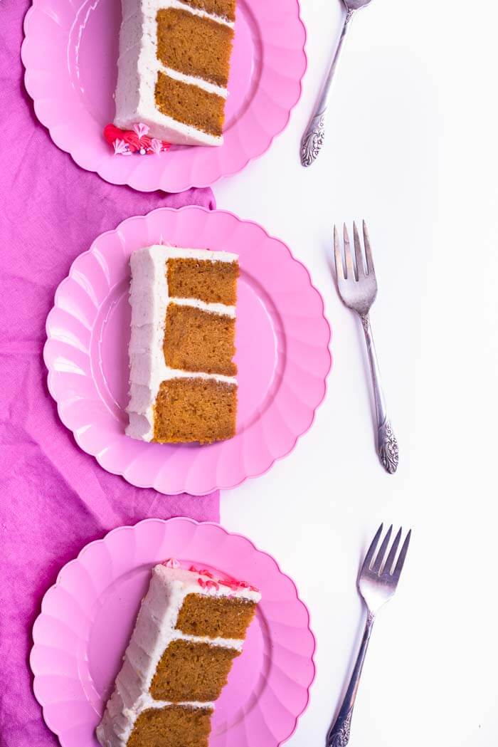Pumpkin Cake With Browned Butter Frosting | Sprinkles For Breakfast