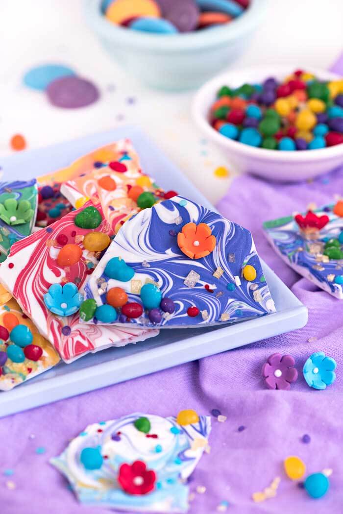 Rainbow Candy Bark | Sprinkles For Breakfast