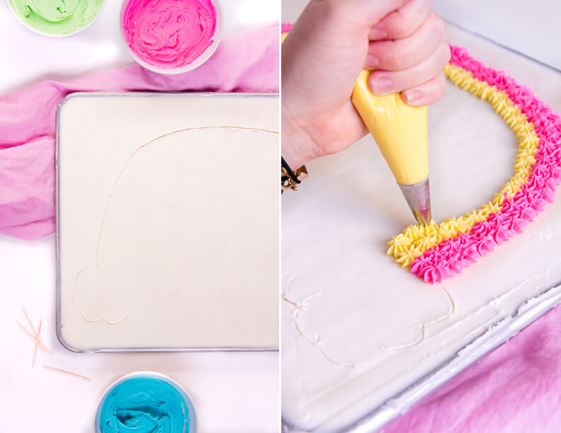 Rainbow Sheet Cake | Sprinkles For Breakfast