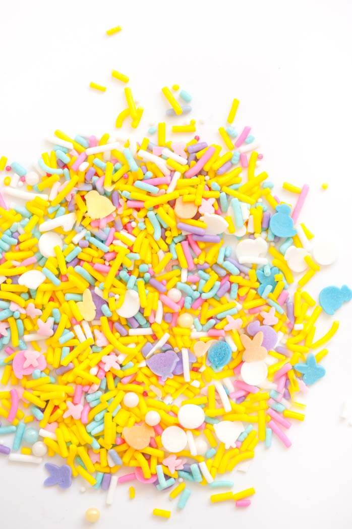 Spring Rice Krispy Treat Cake | Sprinkles For Breakfast