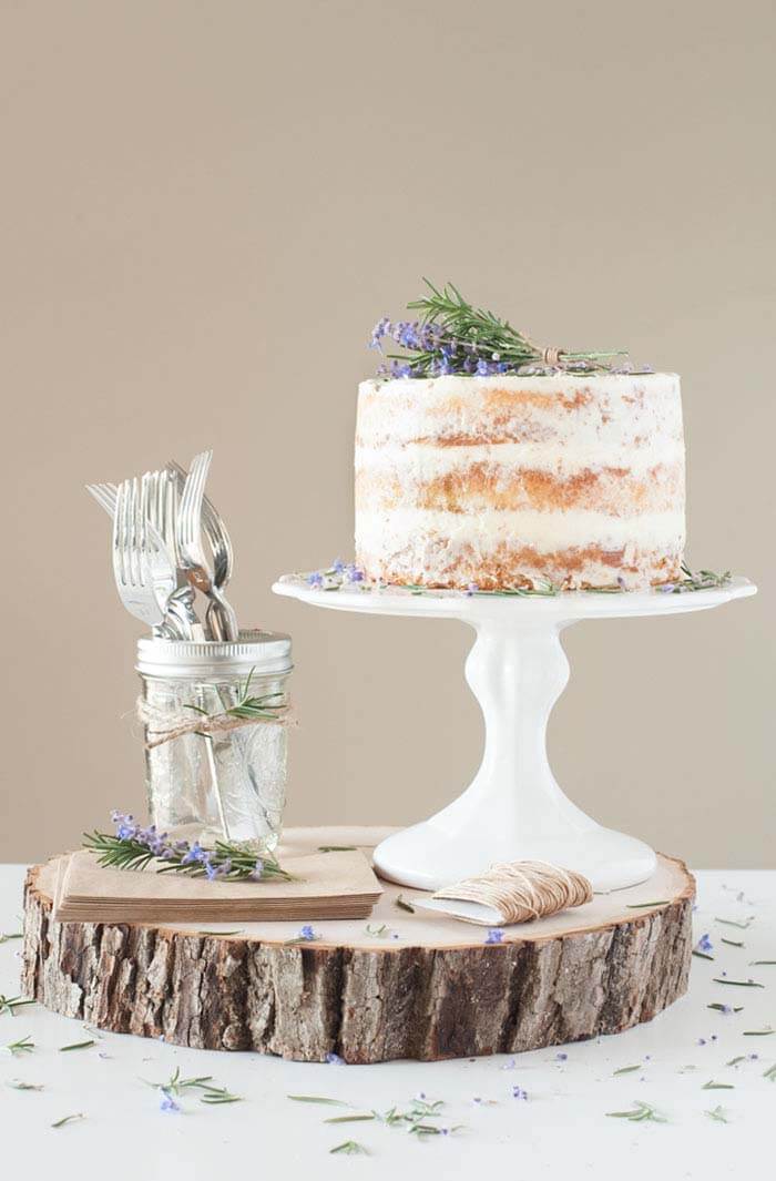 How to Make Rosemary Lavender Cake