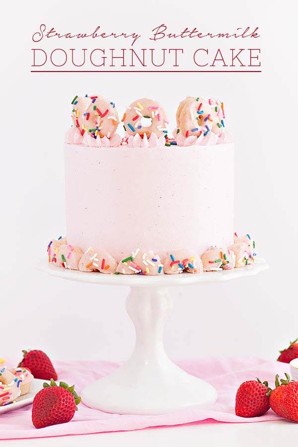 Learn to Bake a Strawberry Donut Cake