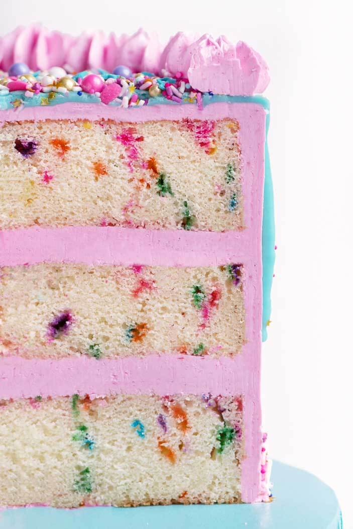 Strawberry Confetti Cake | Sprinkles For Breakfast