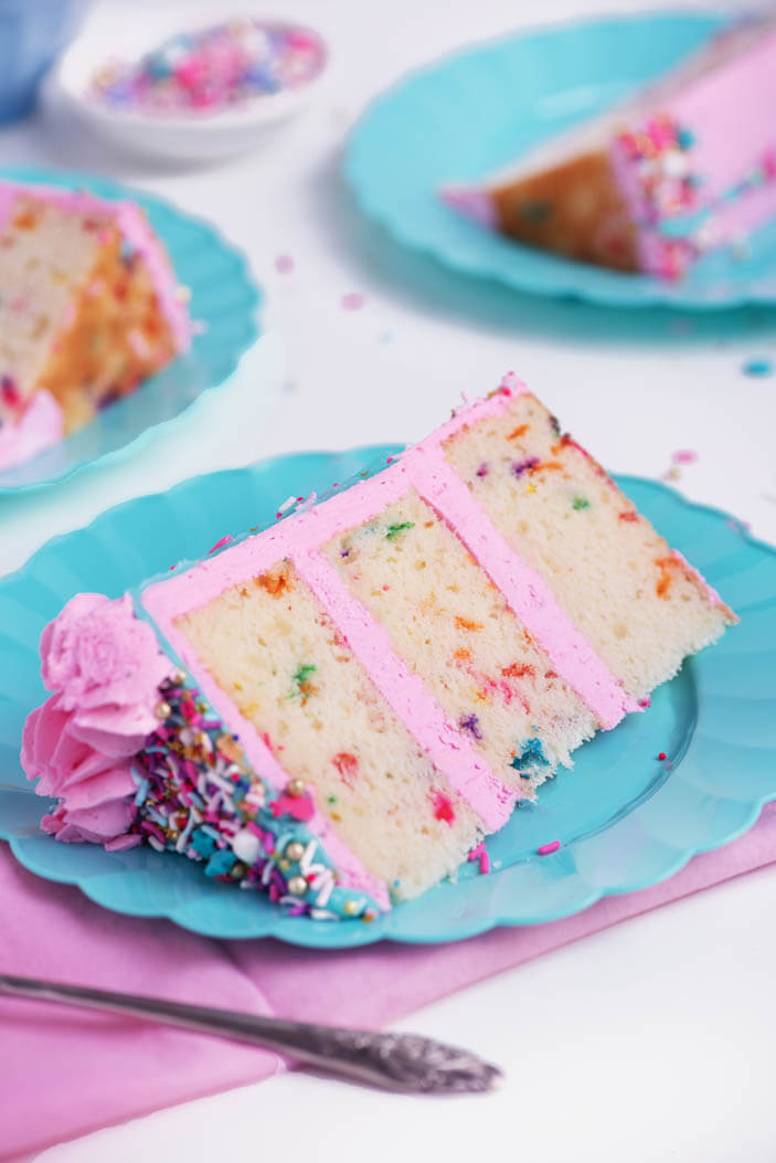 Strawberry Confetti Cake | Sprinkles For Breakfast