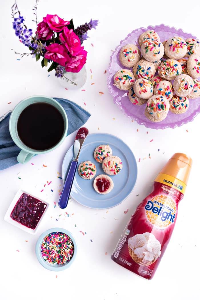 Sweet Cream Confetti Biscuits | Sprinkles For Breakfast