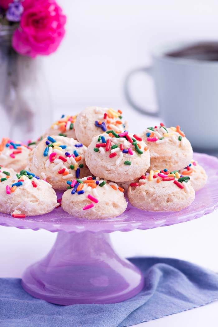 Sweet Cream Confetti Biscuits | Sprinkles For Breakfast