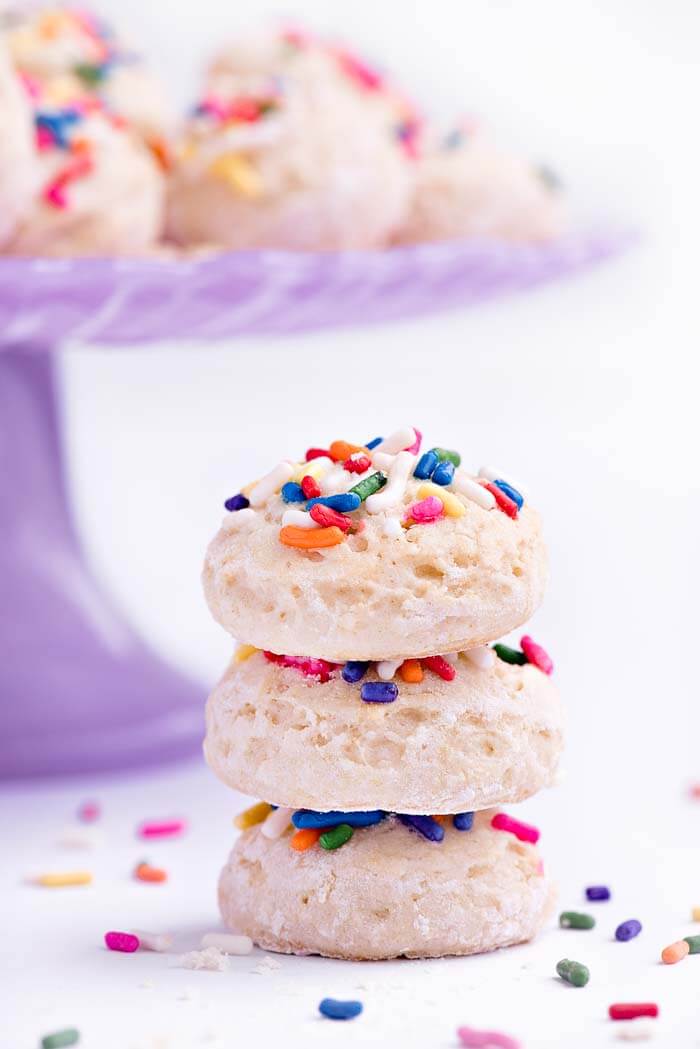 Sweet Cream Confetti Biscuits | Sprinkles For Breakfast