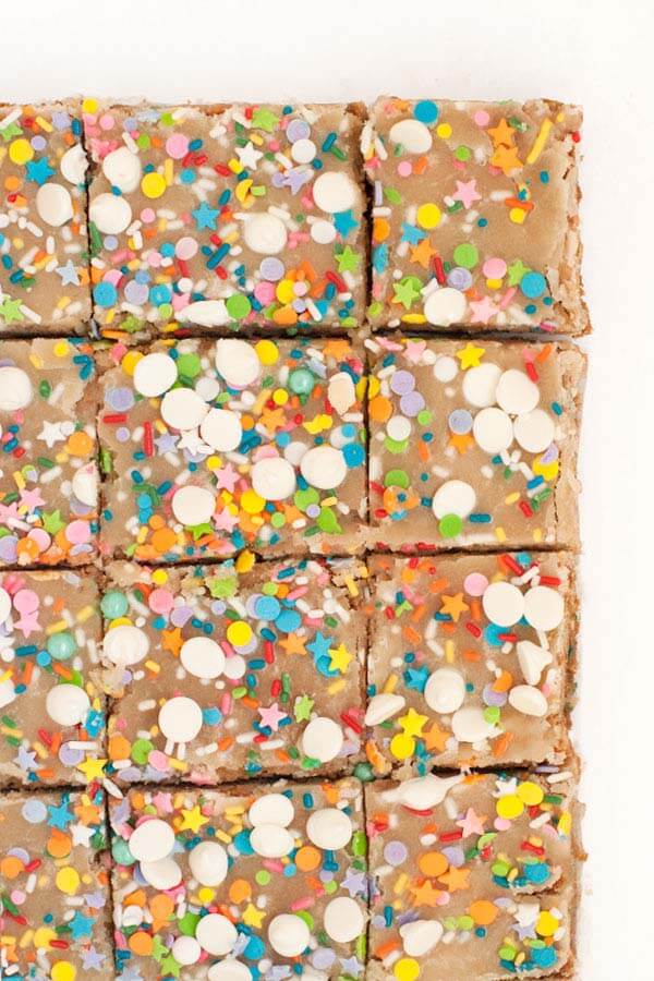 White Choclolate with Sprinkles and Chocolate Chips
