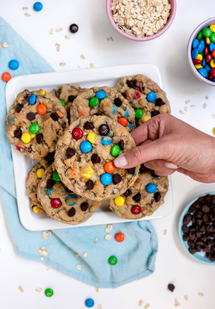 Chocolate Chip M&M Cookies Recipe - Cookies for Days